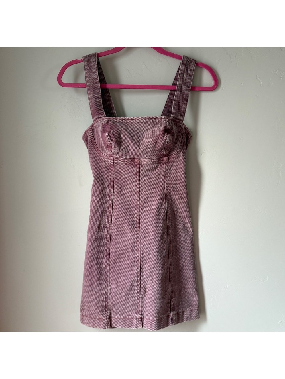 Urban Outfitters Dusty Rose Denim Dress | XS
